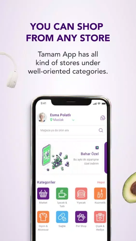 تصاویر Tamam App - Delivers Anything
