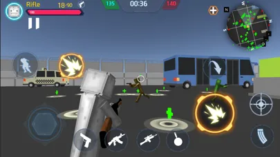 Zrzuty ekranu Stickman Battle Playground