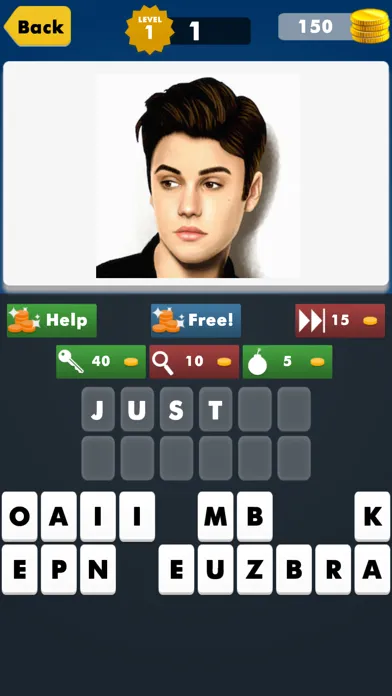Celebrity Guess Quiz Games ~ Guessing hip hop pop music super star singers, tv & movie actors Screenshots