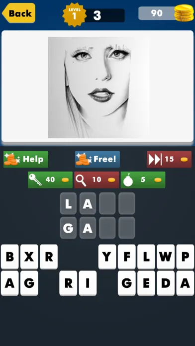 Celebrity Guess Quiz Games ~ Guessing hip hop pop music super star singers, tv & movie actors Screenshots