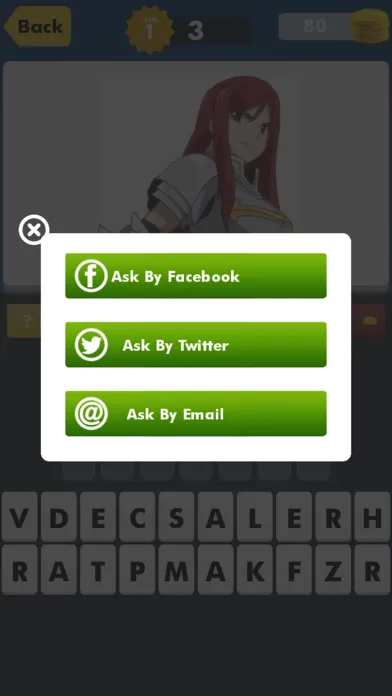 Tangkapan layar Anime Manga Trivia Quiz Fairy Tail Edition ~ TV series episodes & Movies Character cat wings