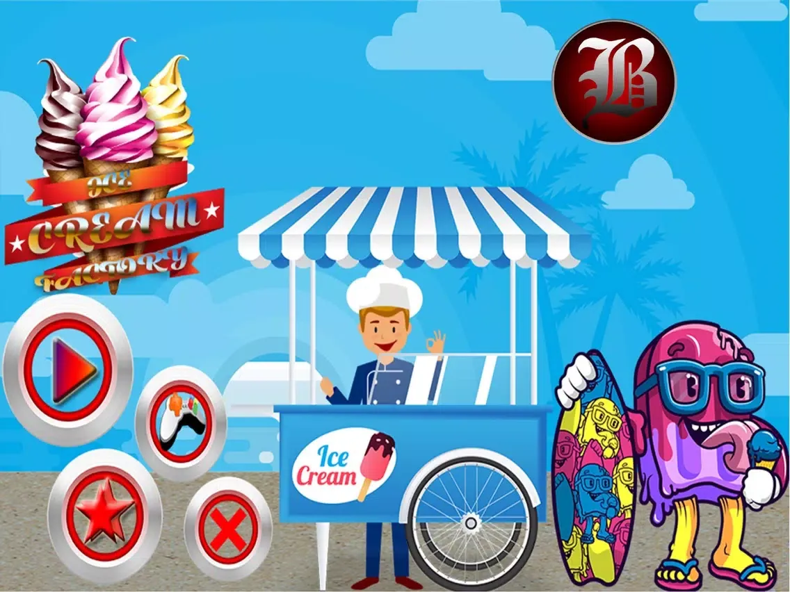 Ice Cream Making Factory iPad  Screenshots