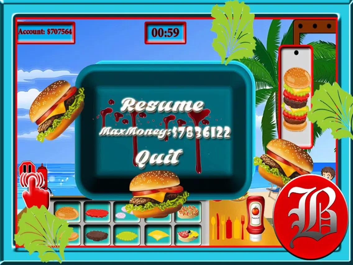 صور Burger Desk iPad 