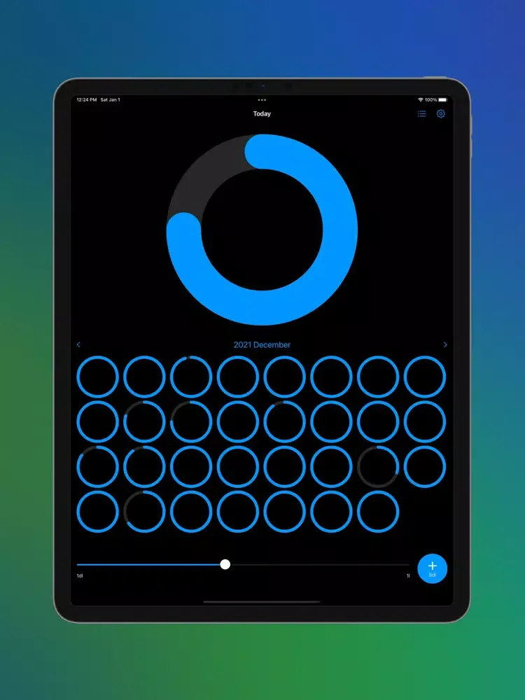 Capturas de tela do Aqua - Water tracker iPad 