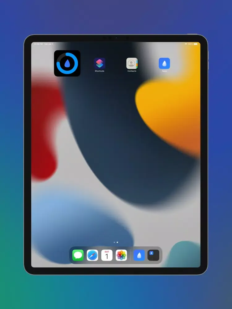 Capturas de tela do Aqua - Water tracker iPad 