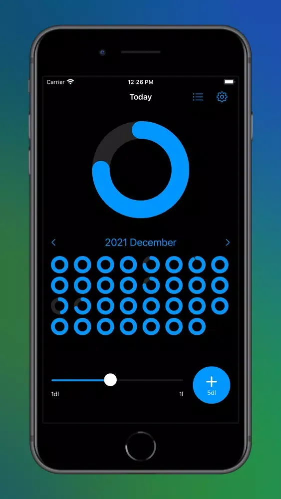 Capturas de tela do Aqua - Water tracker