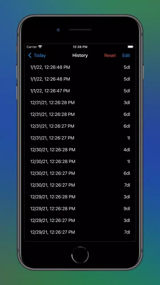 Capturas de tela do Aqua - Water tracker