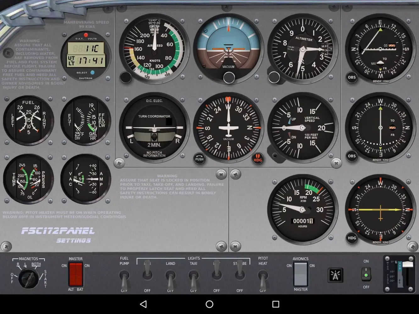 FsC172Panel Screenshots