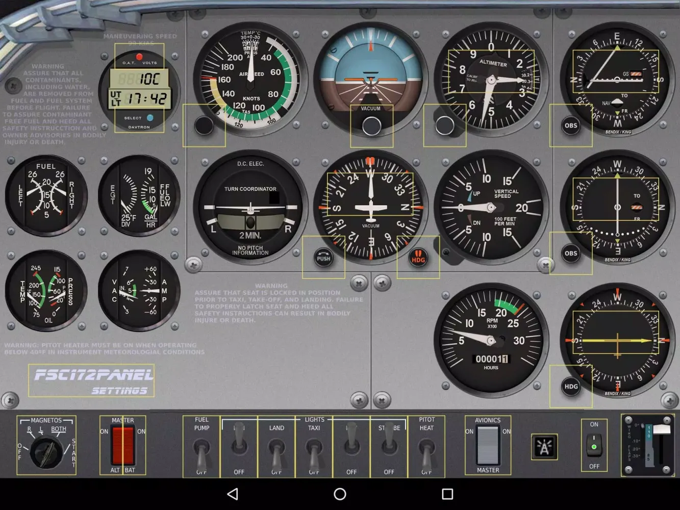 FsC172Panel Screenshots