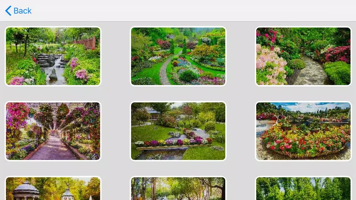 Screenshot di Tile Puzzle Gardens