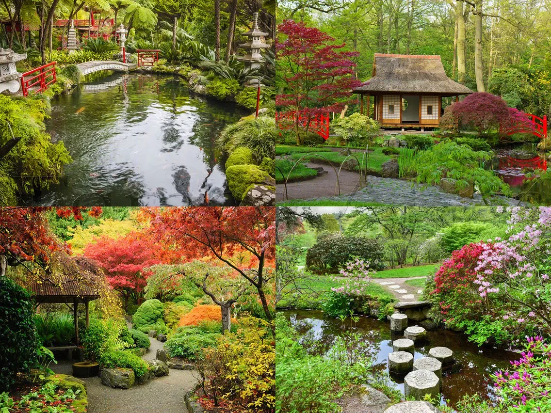 Скриншоты Tile Puzzle Japanese Gardens iPad 