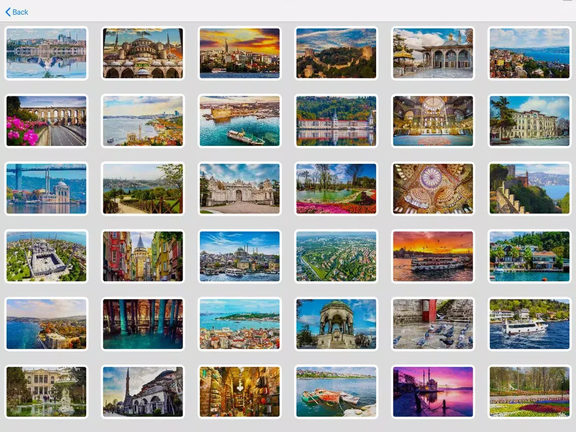 Tangkapan layar Tile Puzzle City of Istanbul iPad 