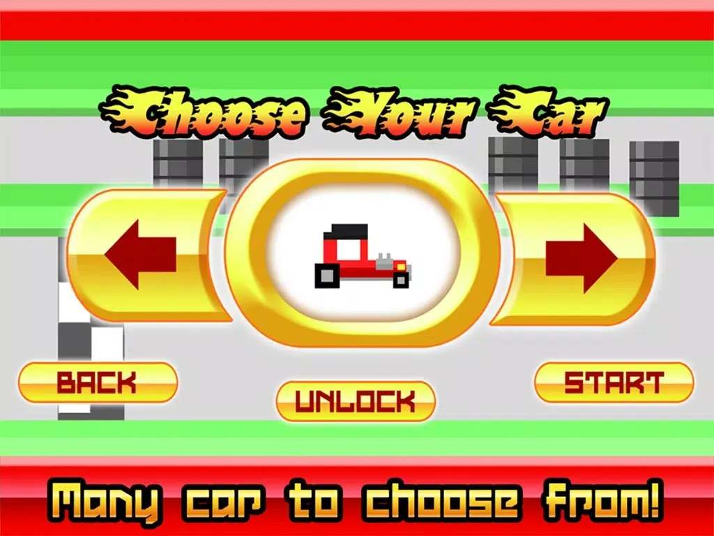 Hot-Rod Off RoadSter FREE : Super tiny Pixel Car race iPad  Ekran Görüntüleri