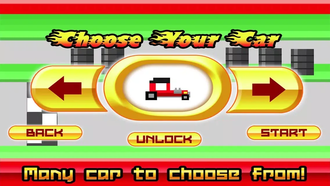 Hot-Rod Off RoadSter FREE : Super tiny Pixel Car race Ekran Görüntüleri