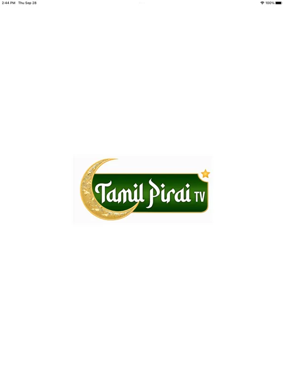 ภาพหน้าจอของ Tamil Pirai TV iPad 
