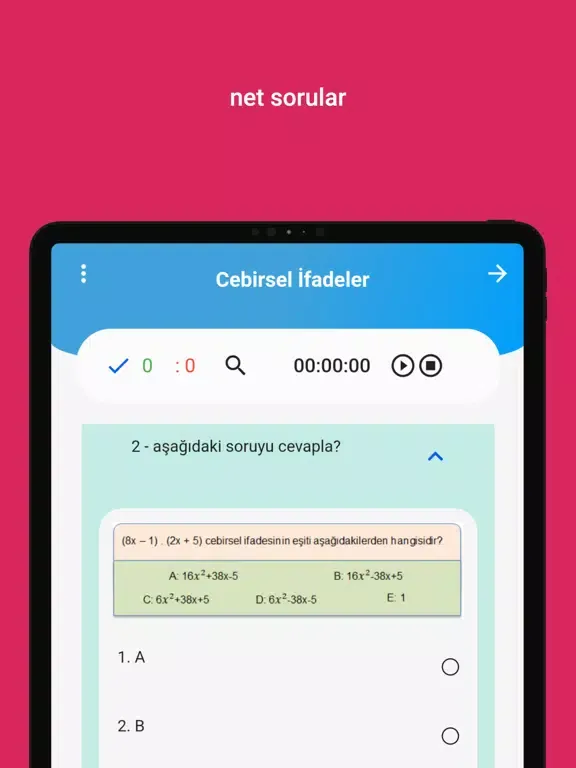 Capturas de tela do Hepçöz - Sınavına Hazırlık iPad 