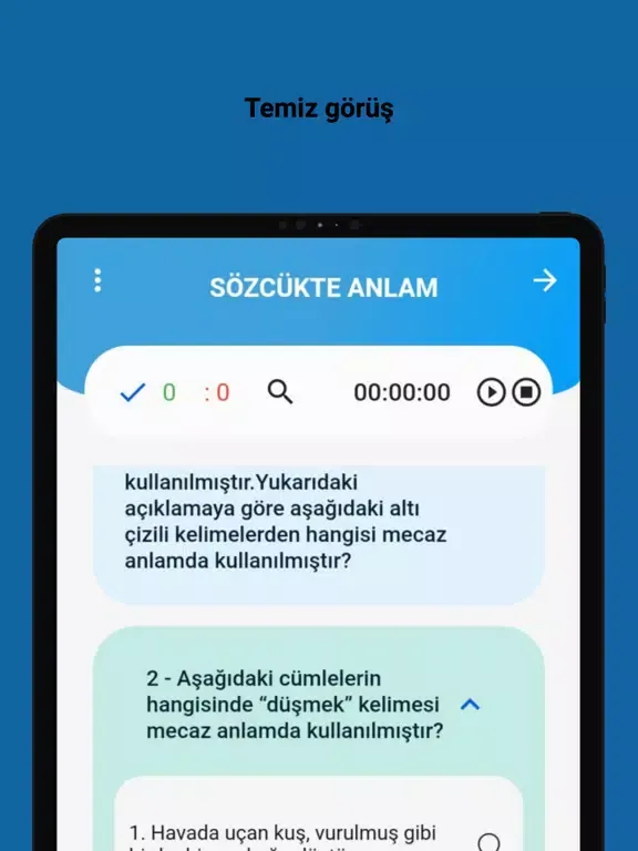 Capturas de tela do Hepçöz - Sınavına Hazırlık iPad 