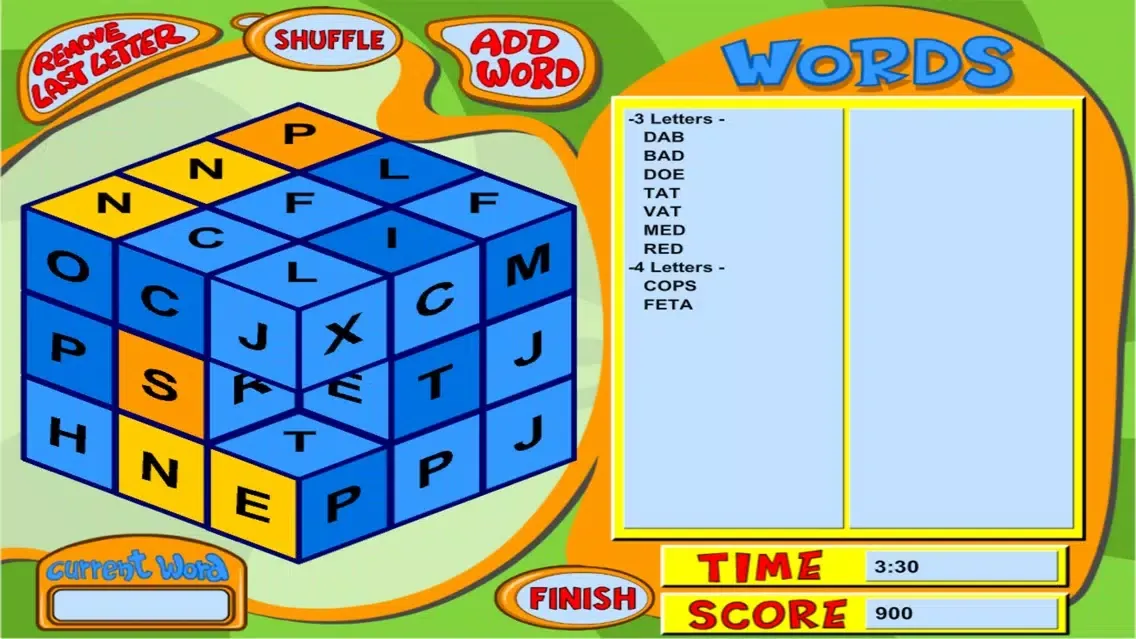 Zrzuty ekranu Cubic Words