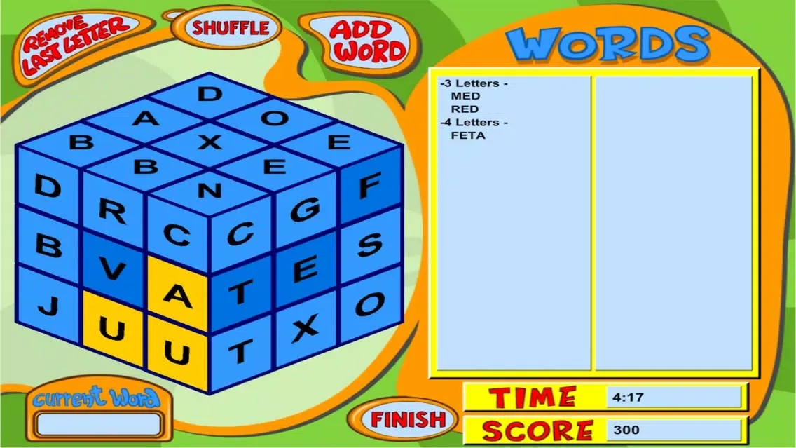 Zrzuty ekranu Cubic Words