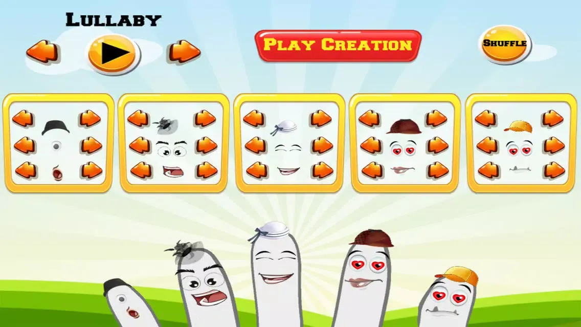 Zrzuty ekranu Family Finger Puppets