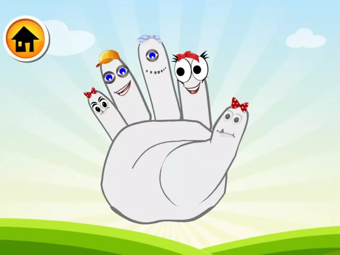 Capturas de tela do Family Finger Puppets Free iPad 