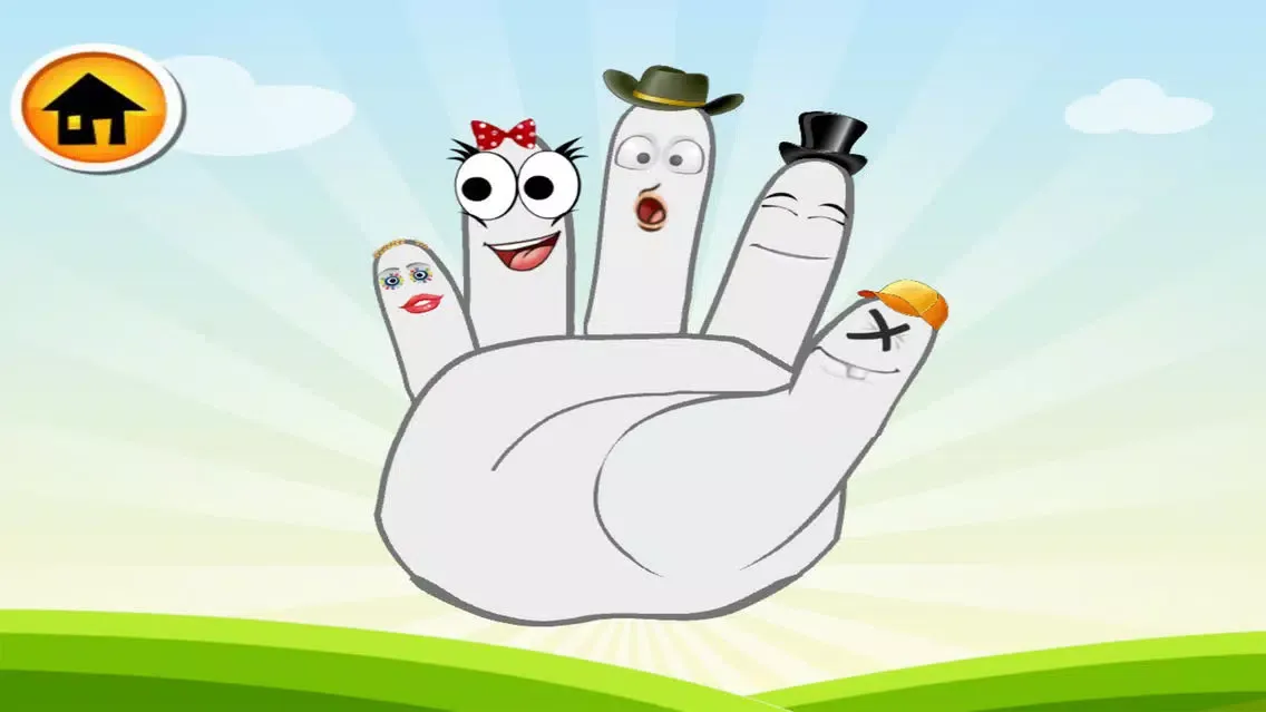 Capturas de tela do Family Finger Puppets Free
