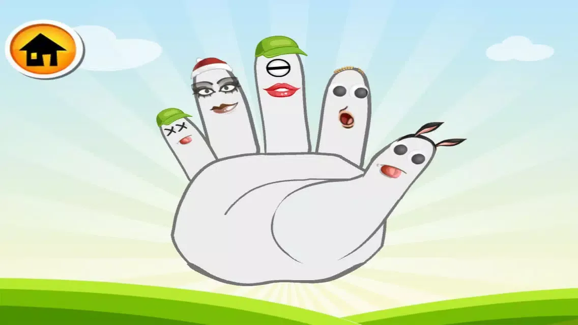 Capturas de tela do Family Finger Puppets Free