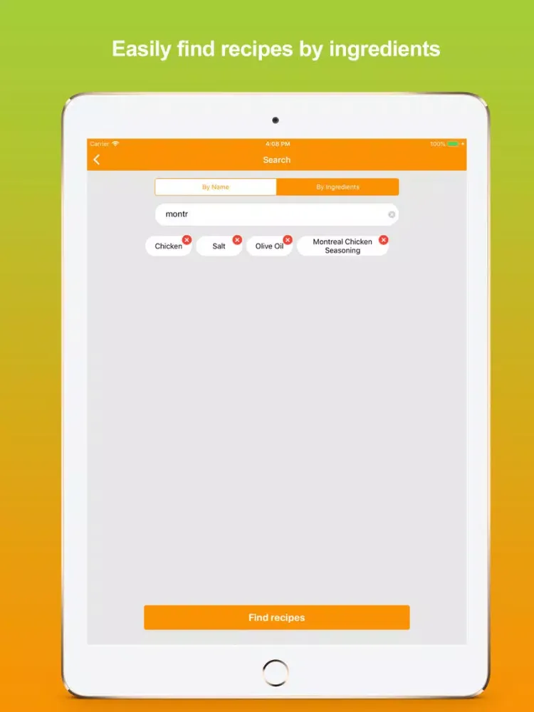 Screenshot di Cooking Recipes - Meal Ideas iPad 