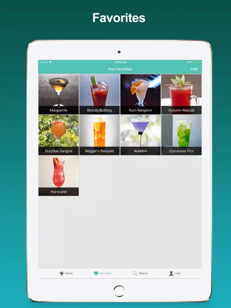 تصاویر Cocktail Recipes- Mixed Drinks iPad 