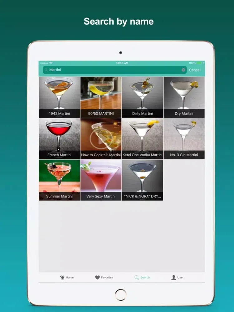 تصاویر Cocktail Recipes- Mixed Drinks iPad 