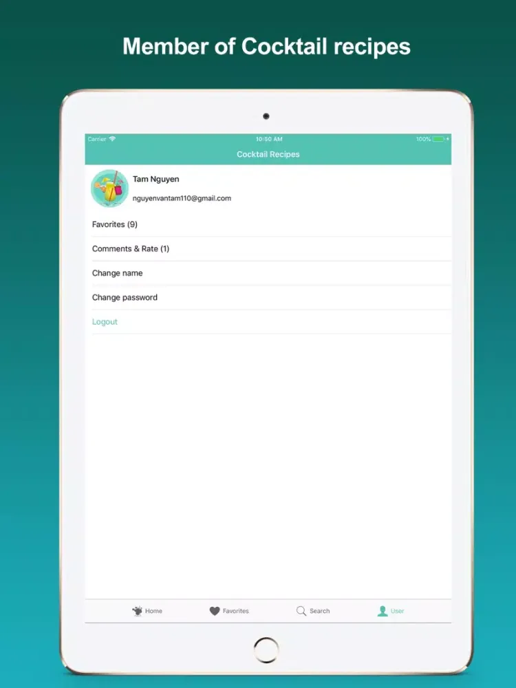 تصاویر Cocktail Recipes- Mixed Drinks iPad 