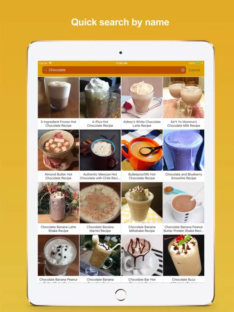 Capturas de tela do Drinks Recipes - Fruit Juice iPad 