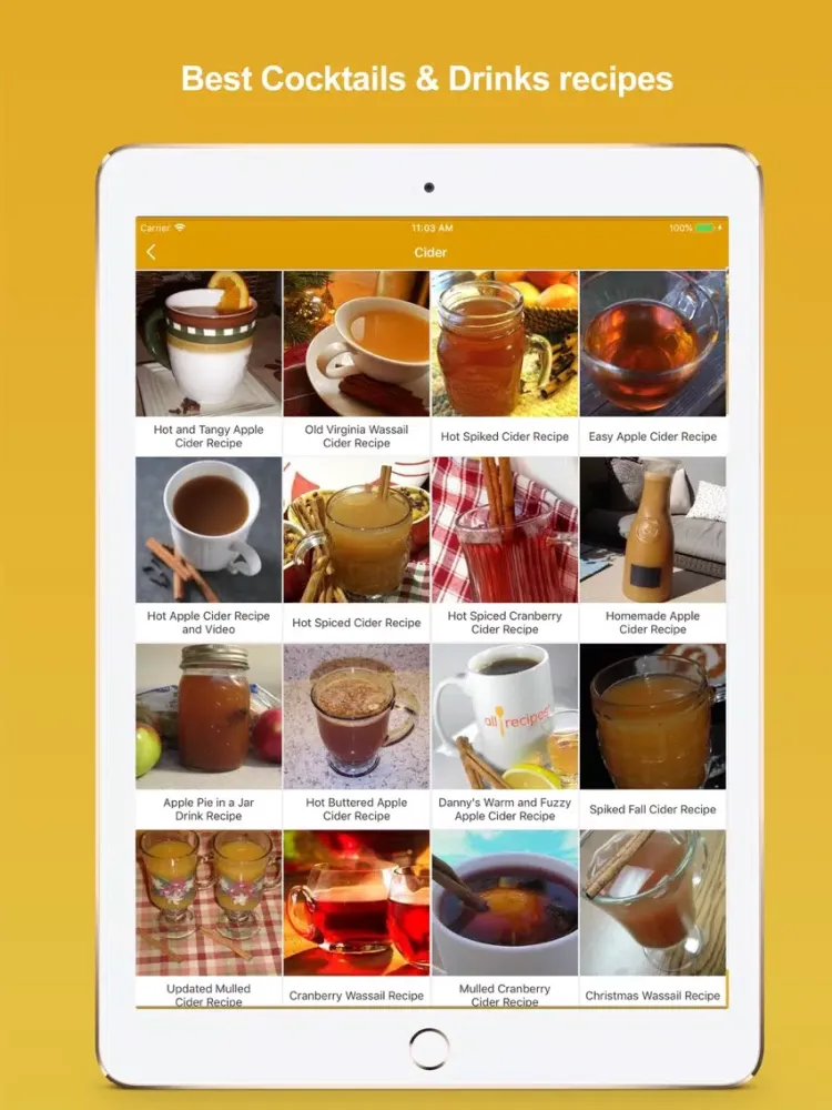 Capturas de tela do Drinks Recipes - Fruit Juice iPad 