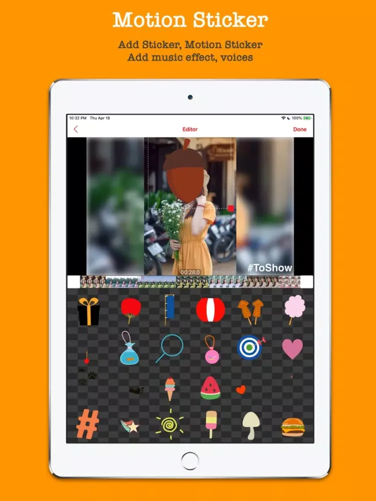 ToShow : Make Photo Slideshow iPad 应用截图