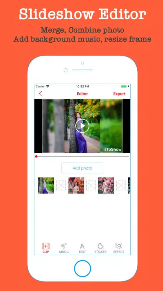 ToShow : Make Photo Slideshow应用截图
