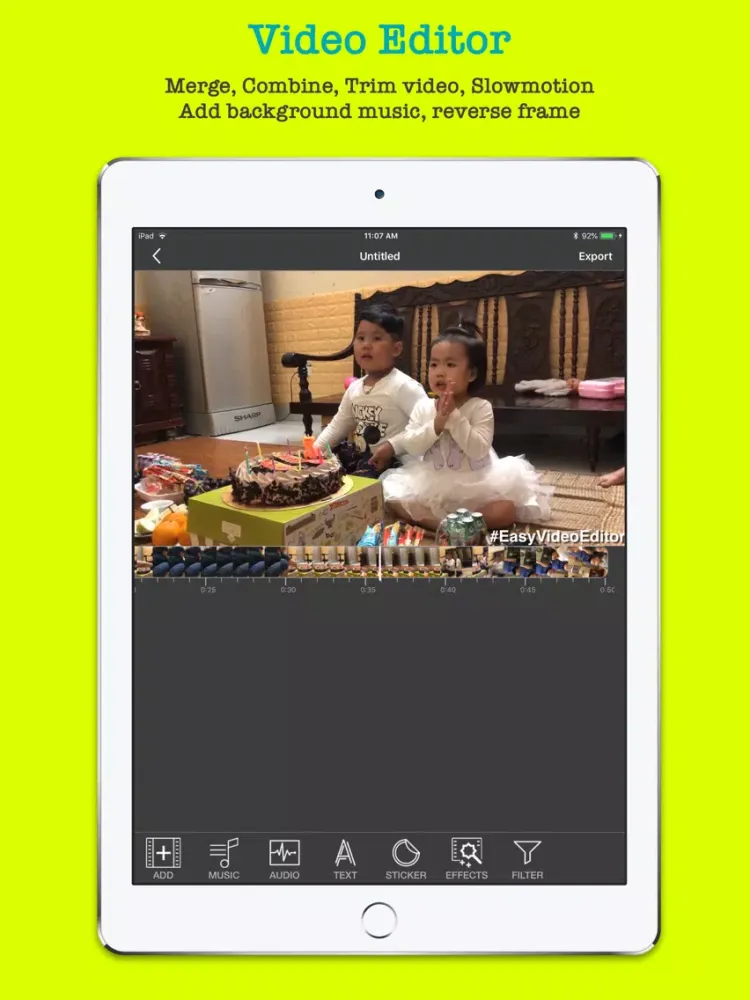 Viva Editor - Music Clip Maker iPad 應用截圖