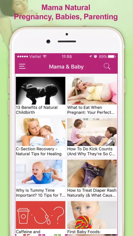 تصاویر Mama natural - take care baby