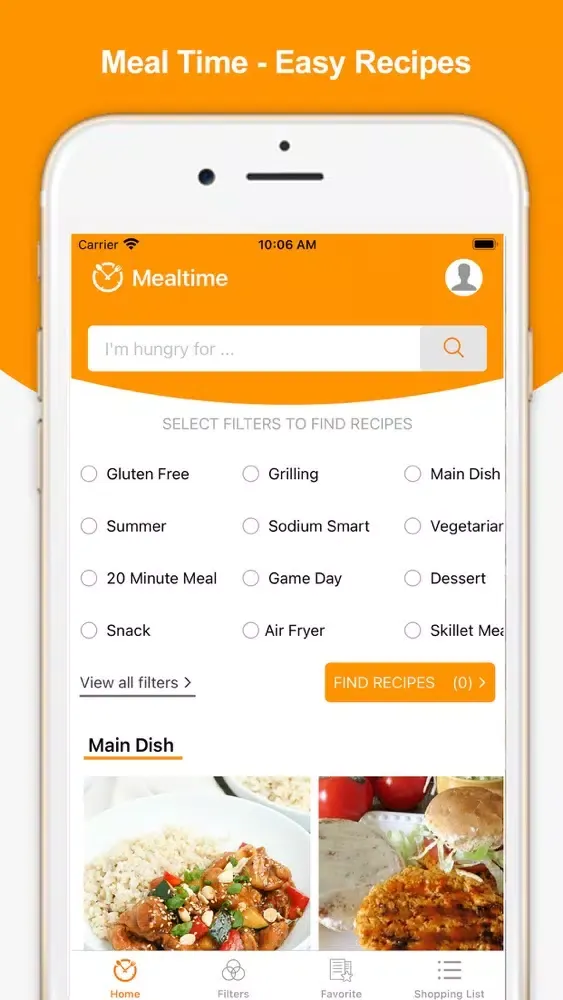 ภาพหน้าจอของ Meal Time: Easily cook healthy
