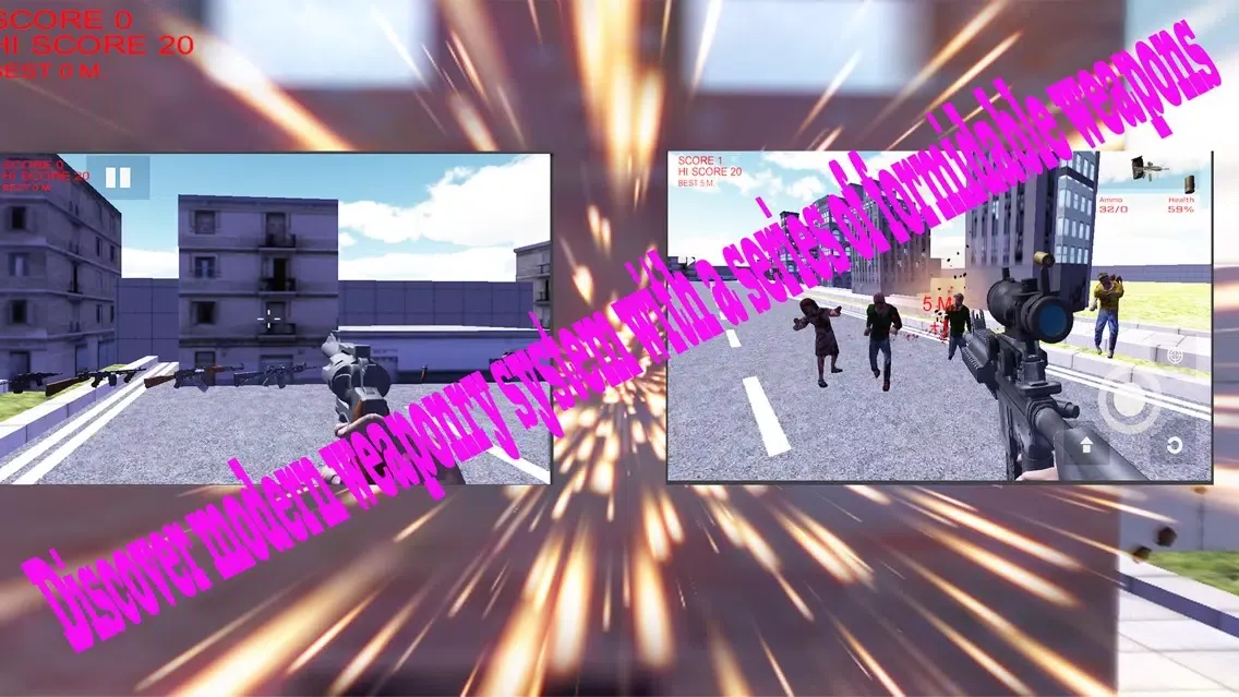 Capturas de tela do Zombies Shoot Reload
