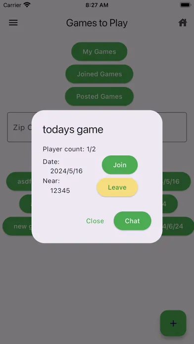 Tabletoppers' Boardgame App Screenshots