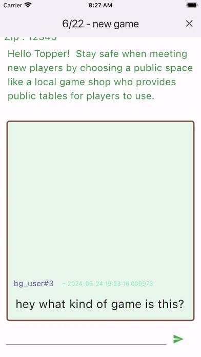Tabletoppers' Boardgame App Screenshots