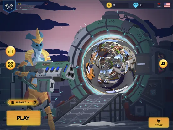 Captures d'écran de 1v1 Battle Gun : Battle Game iPad 
