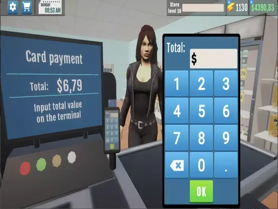 Captures d'écran de Supermarket simulator manger iPad 