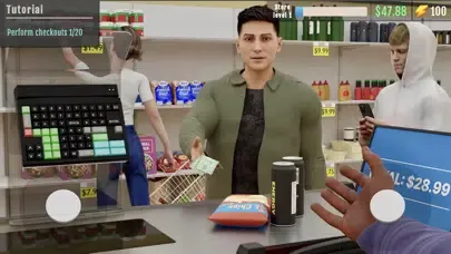 Captures d'écran de Supermarket simulator manger