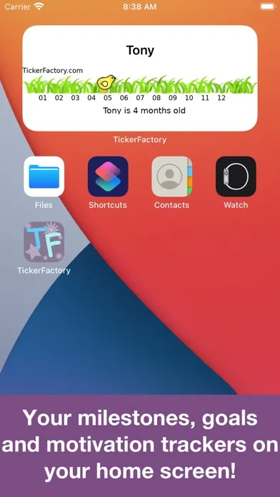 صور Ticker Factory Widget