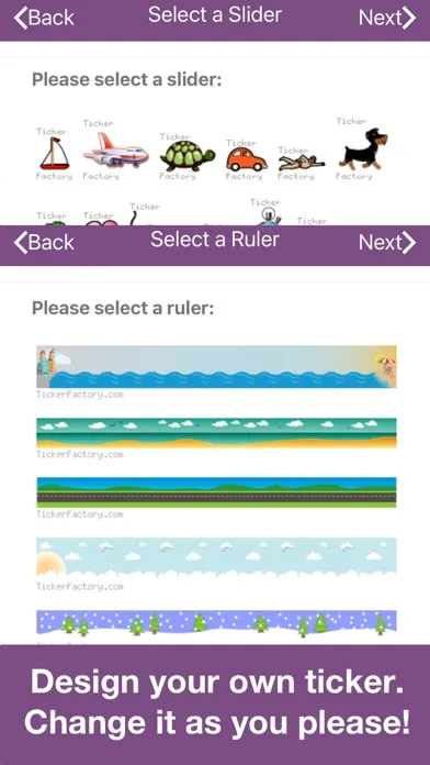 صور Ticker Factory Widget