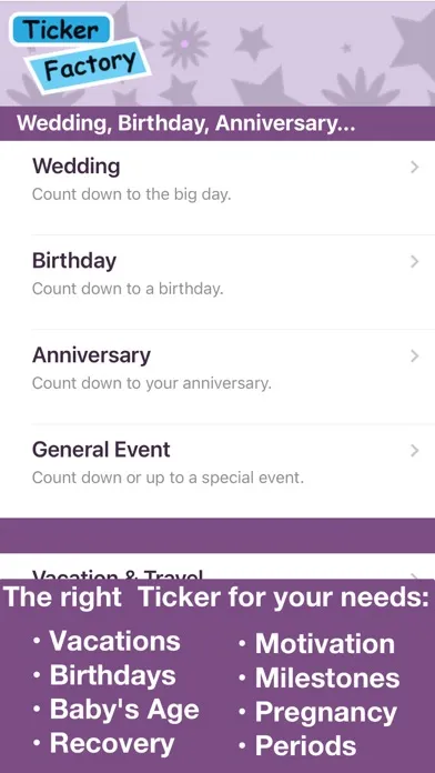 صور Ticker Factory Widget