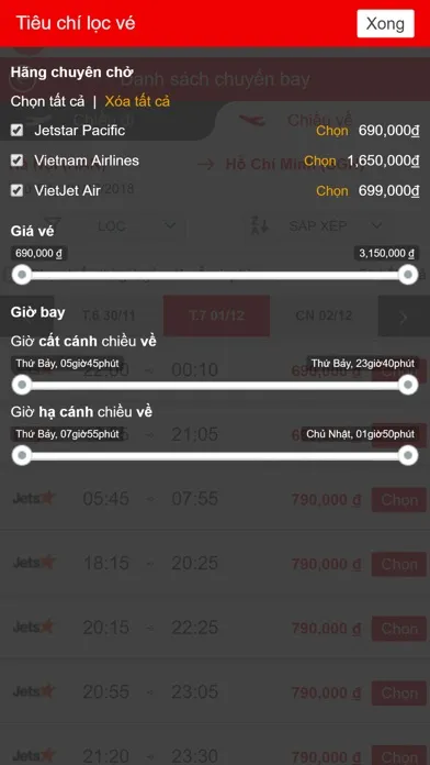 VietAIR - Vé máy bay Ekran Görüntüleri
