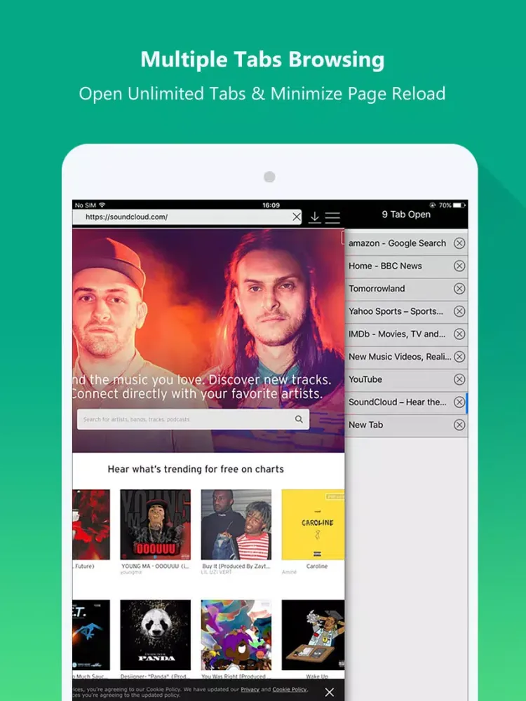 Ảnh chụp màn hình của Private Browser - File Explorer & File Manager iPad 