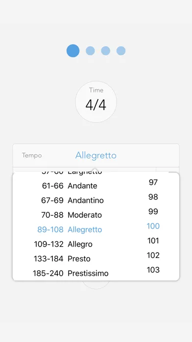 Tangkapan skrin Metronome(easy to use)